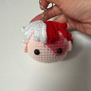 Hand crochet Shoto Todoroki from series My Hero Academia